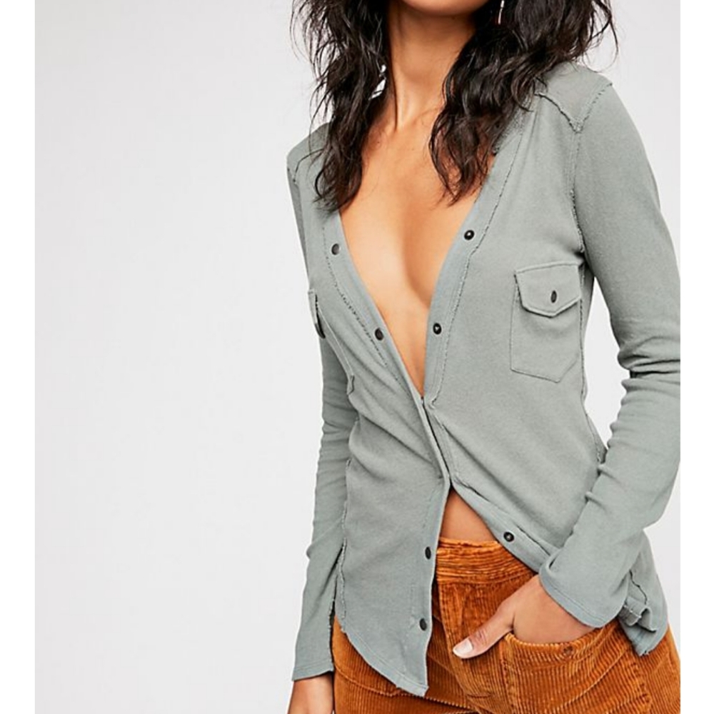 Free people Starlight Henley XS NWT